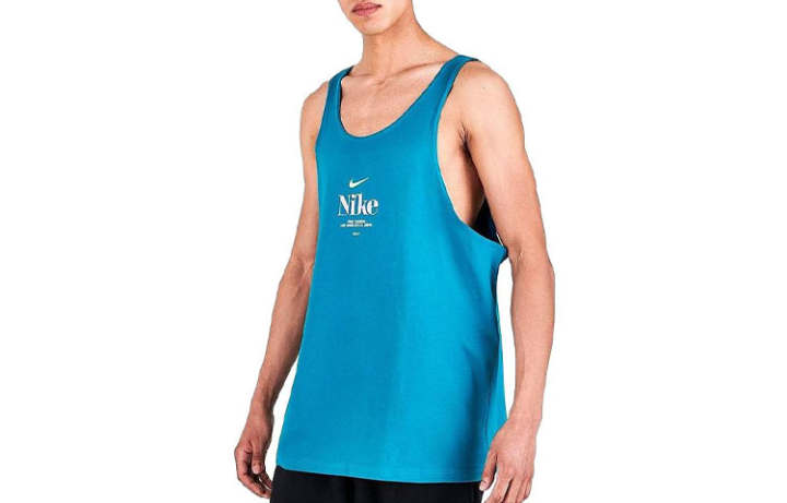 Nike Nike Tank Tops Men's Blue Crew Neck Moderate Other