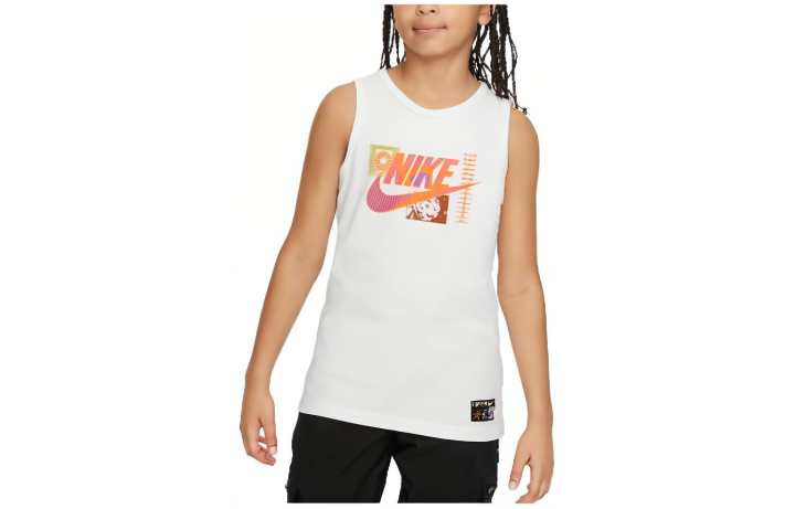 Nike Nike Tank Tops Unisex White Crew Neck Moderate Other
