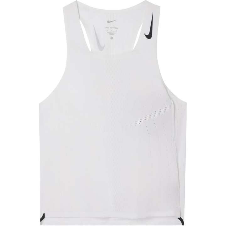 Nike Nike Running Tank Tops Men's White Crew Neck Moderate Other