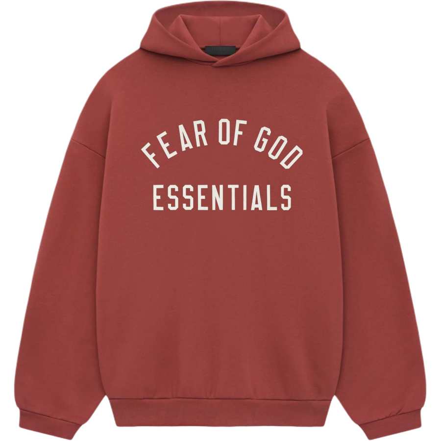 Fear Of God Essentials logo-print hoodie