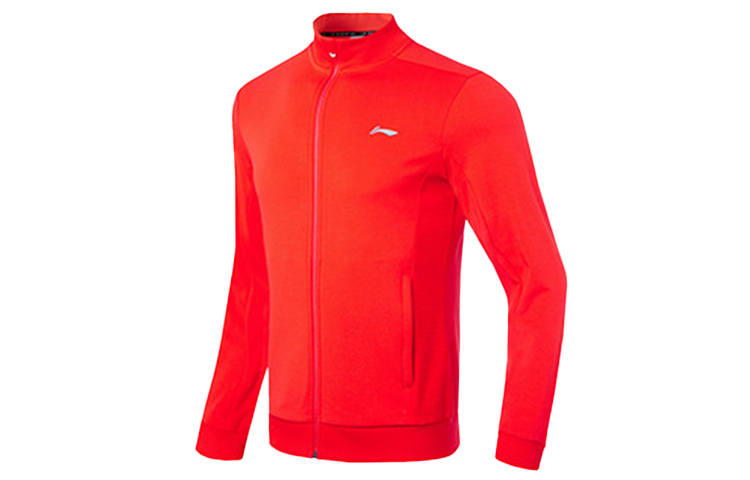 Li-Ning Li Ning Jackets Men's Flame Red Stand Collar Moderate Other