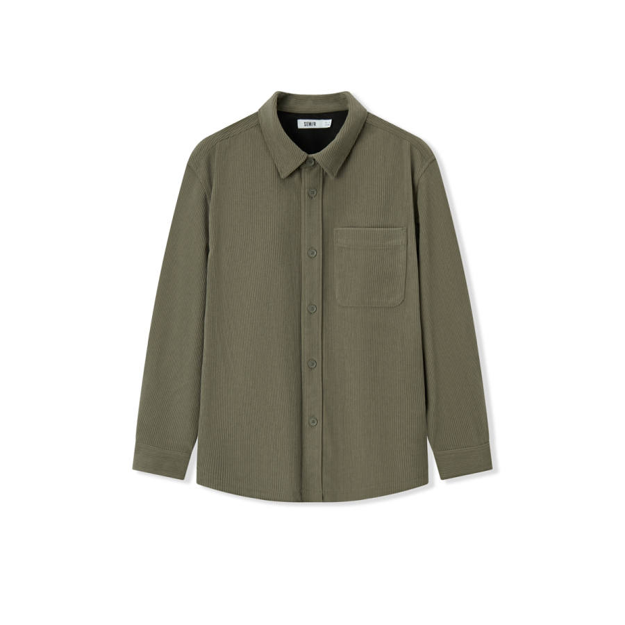 Semir Semir Shirts Men's Lapel Moderate Shirt