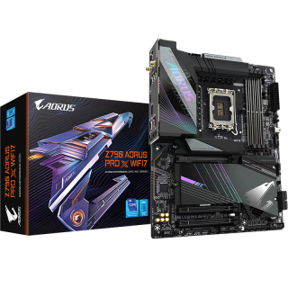 GIGABYTE Z790 AORUS PRO X WIFI7 Esports Gekko Intel Multicolor RGB Design 9 Pcs USB Port Motherboards