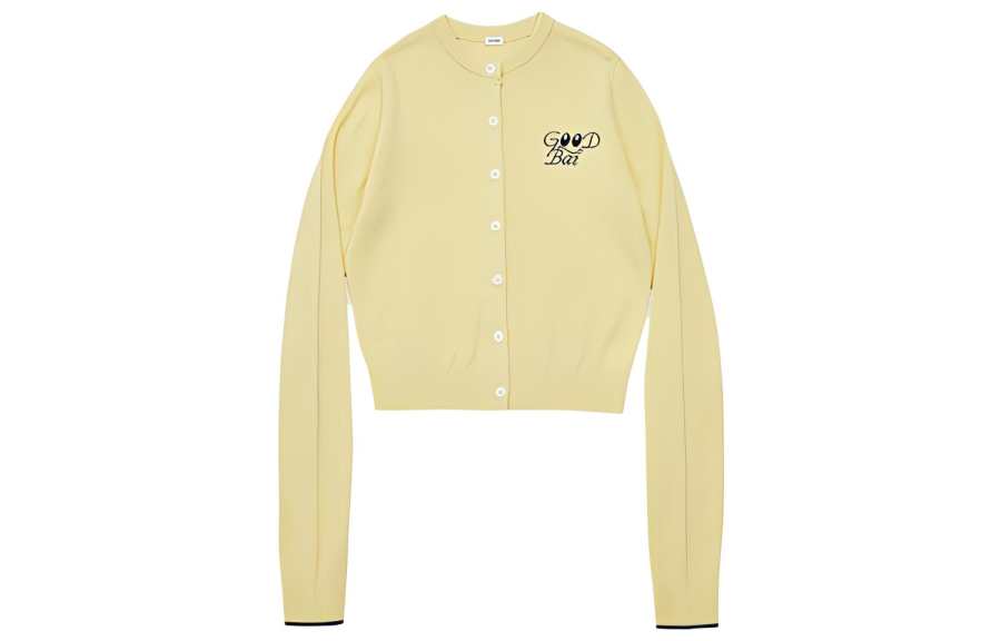 GOOD BAI Knitwear Unisex Crew Neck Moderate Cardigan