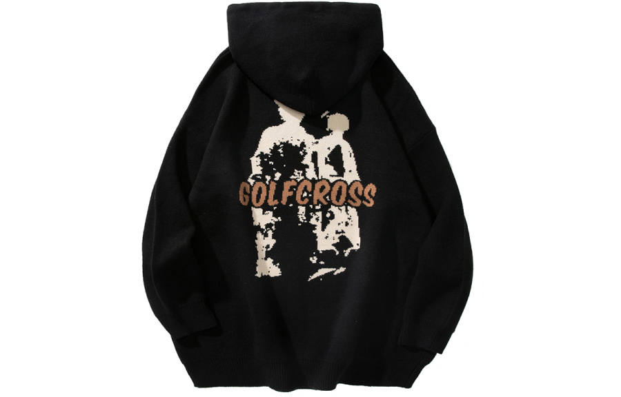 GOLFCROSS Knitwear Unisex Hooded Thickened