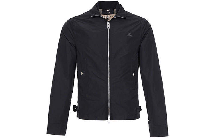 Burberry Men's Britain Windbreaker Jacket Black