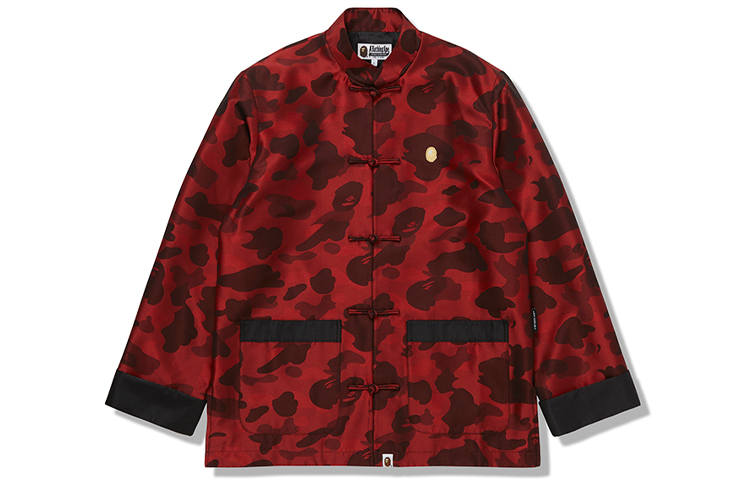 A BATHING APE A BATHING APE Head Series Jacket Men's Red