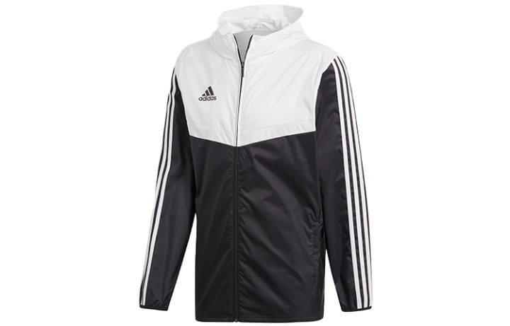 Adidas Adidas Jackets Men's Black/White Hooded Moderate Other