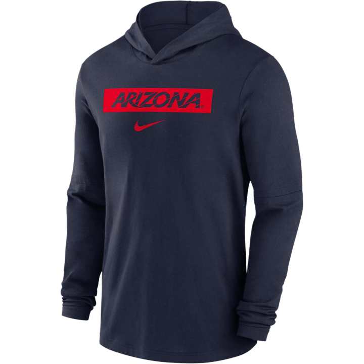 Nike Nike Arizona Wildcats Sideline Men's Nike Dri FIT College Long Sleeve Hooded Top