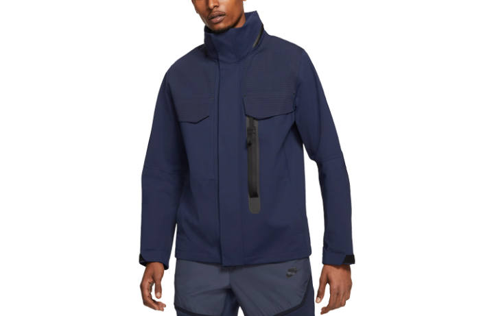 Nike Nike SPORTSWEAR TECH PACK Jackets Men's Dark Navy Blue Hooded Moderate Other