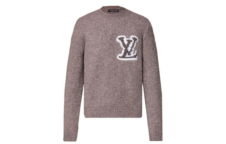 LOUIS VUITTON LOUIS VUITTON FW23 Sweater Men's Light Brown