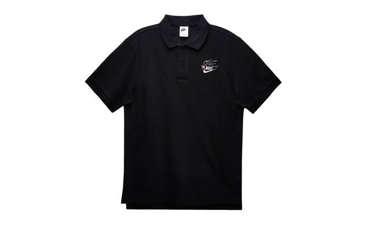 Nike Nike Polo Shirts Men's Black Polo Collar Moderate Straight Fit