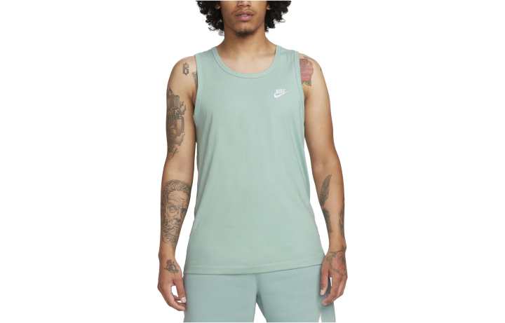 Nike Nike Tank Tops Men's Green Crew Neck Moderate Straight Fit