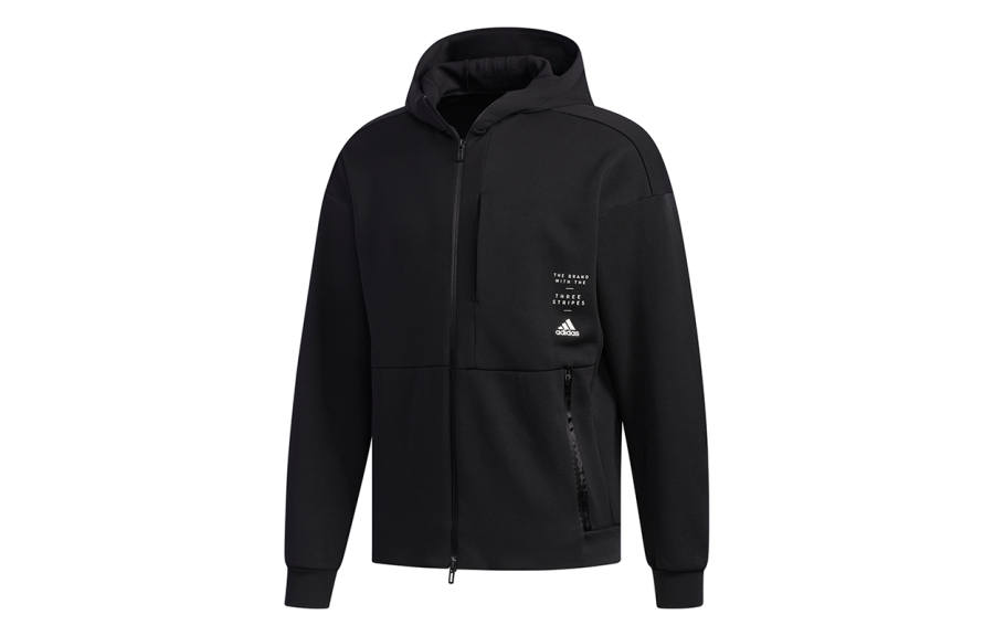 Adidas Adidas Jackets Men's Black Hooded Moderate Other