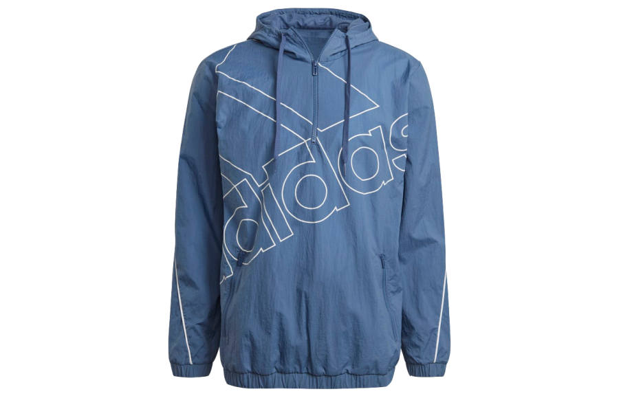 Adidas Adidas Jackets Men's Dark Blue Hooded Moderate Other