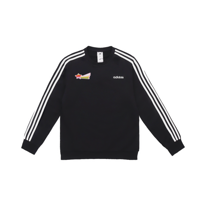 Adidas Adidas Sweatshirts Men's Black Crew Neck Moderate Regular