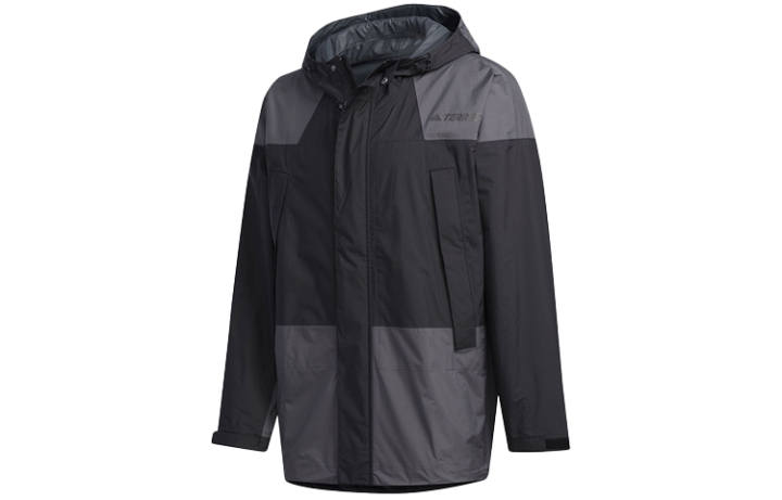 Adidas Adidas Jackets Men's Black Gray Color Hooded Moderate Other