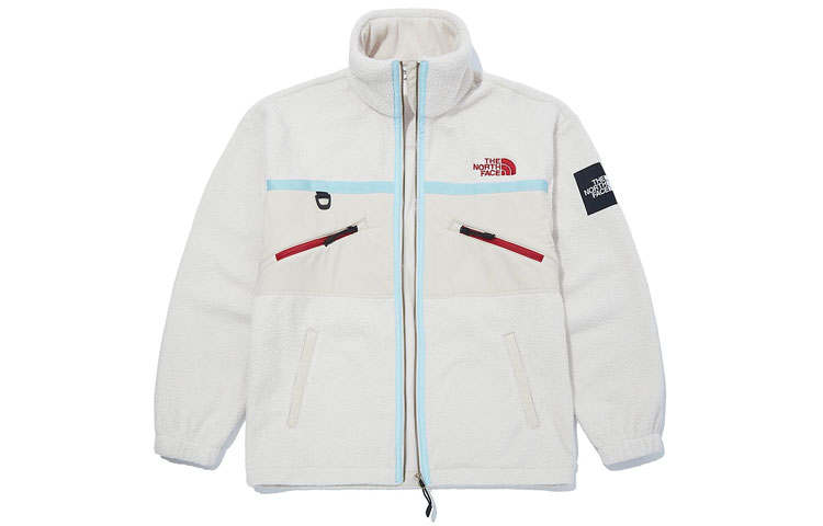 THE NORTH FACE Jackets Unisex White Stand Collar Moderate Other
