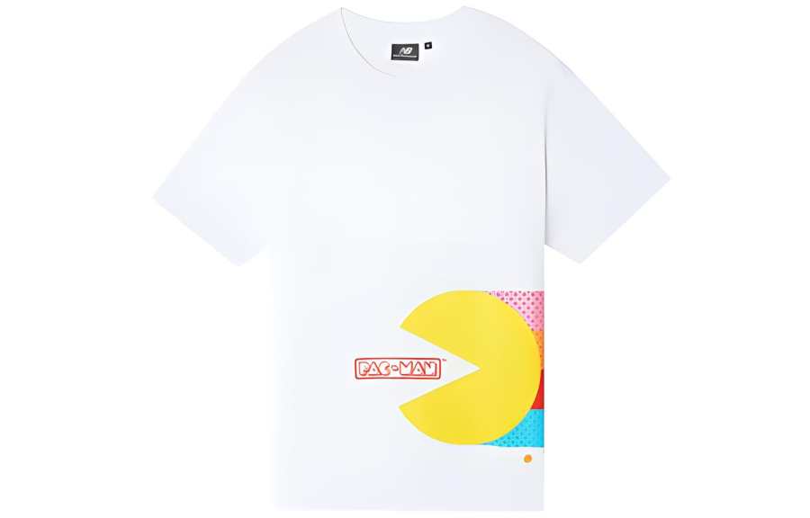 New Balance New Balance X Pacman T Shirts Unisex Crew Neck Moderate Straight Fit