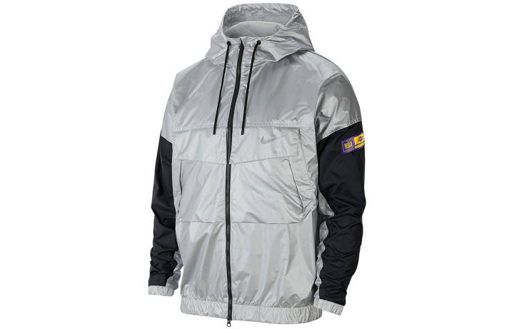 Nike Nike Jackets Men's Silver Hooded Moderate Workwear