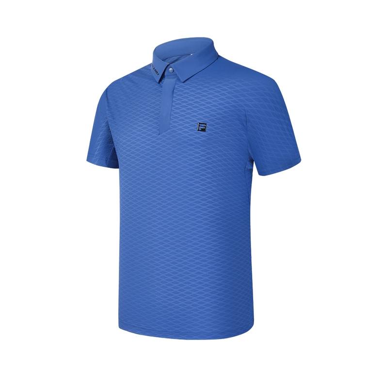 FILA Polo Shirts Men's Torya Blue Polo Collar Moderate Straight Fit