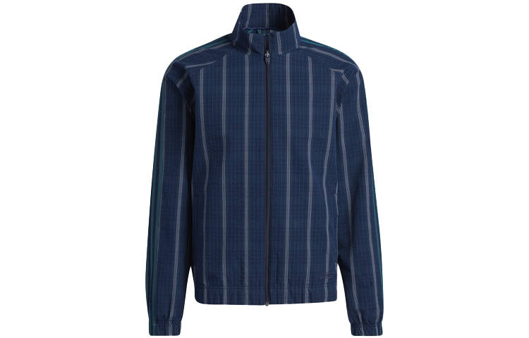 Adidas Originals Jackets Men's Navy Stand Collar Moderate Other