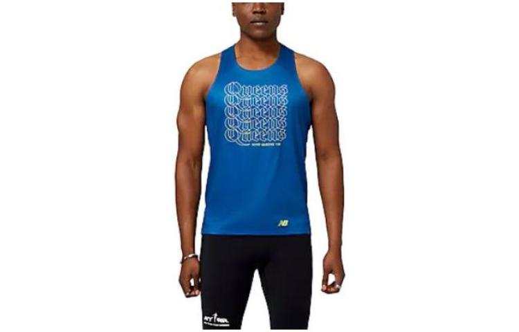 New Balance New Balance Tank Tops Men's Blue Crew Neck Other