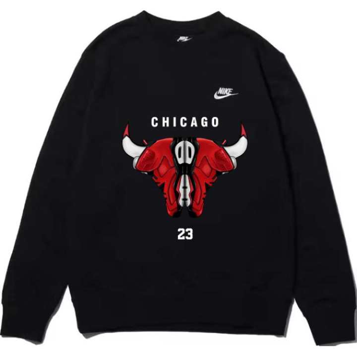 Nike Nike Sweatshirts Unisex Black Crew Neck Moderate Regular