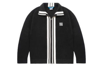UNVESNO Knitwear Unisex Lapel Thickened Cardigan