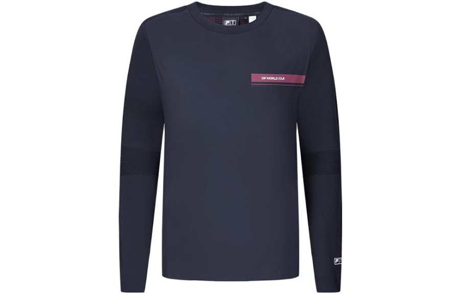 FILA Golf Knitwear Men's Pitch Black Crew Neck Moderate Other