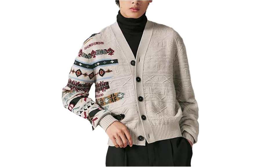 HERMES HERMES Knitwear Men's V Neck Moderate