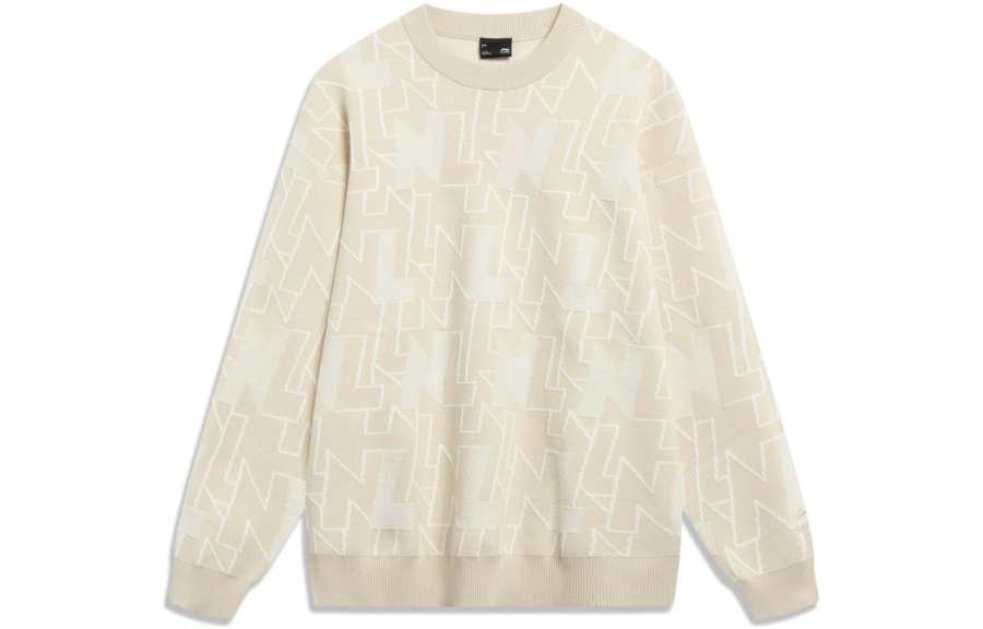 Li-Ning Li Ning Sports Trendy Collection Knitwear Men's Light Milk Umber