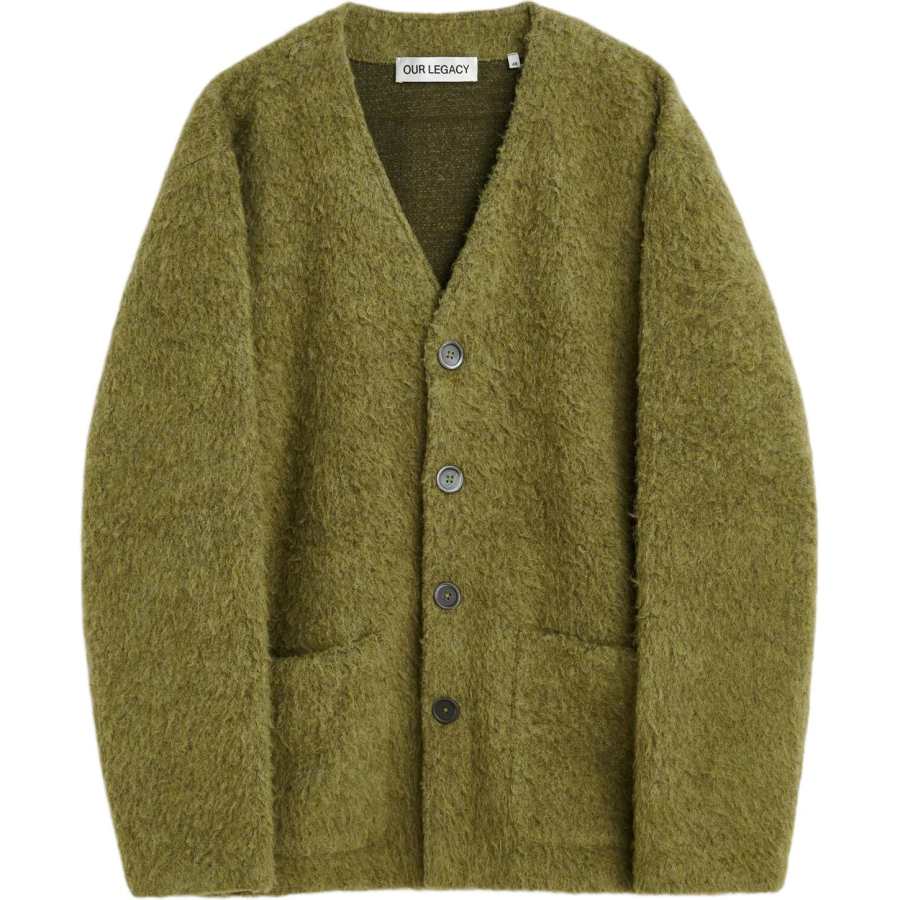 OUR LEGACY Textured Knit Cardigan