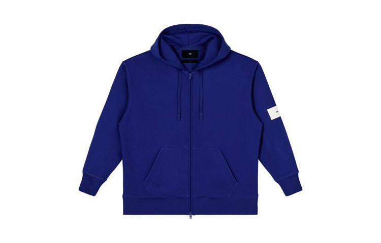 Y-3 Y 3 Knitwear Unisex Blue Hooded Moderate Cardigan