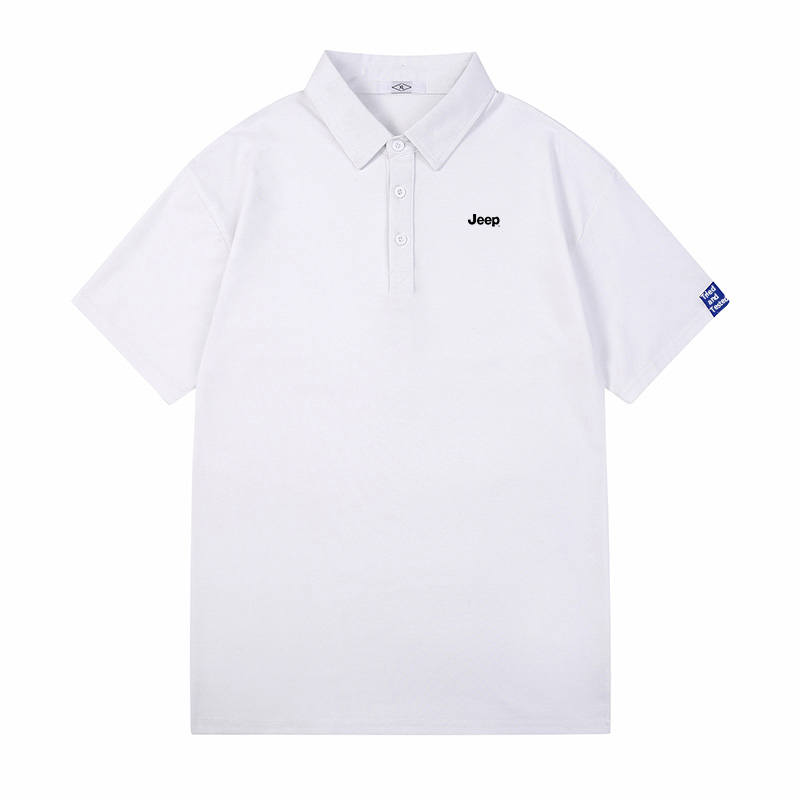 Jeep Polo Shirts Men's Polo Collar Thin Straight Fit