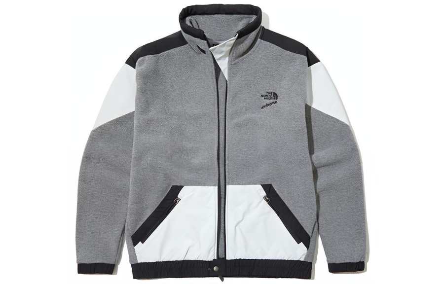 THE NORTH FACE Jackets Unisex Gray Stand Collar Moderate Other