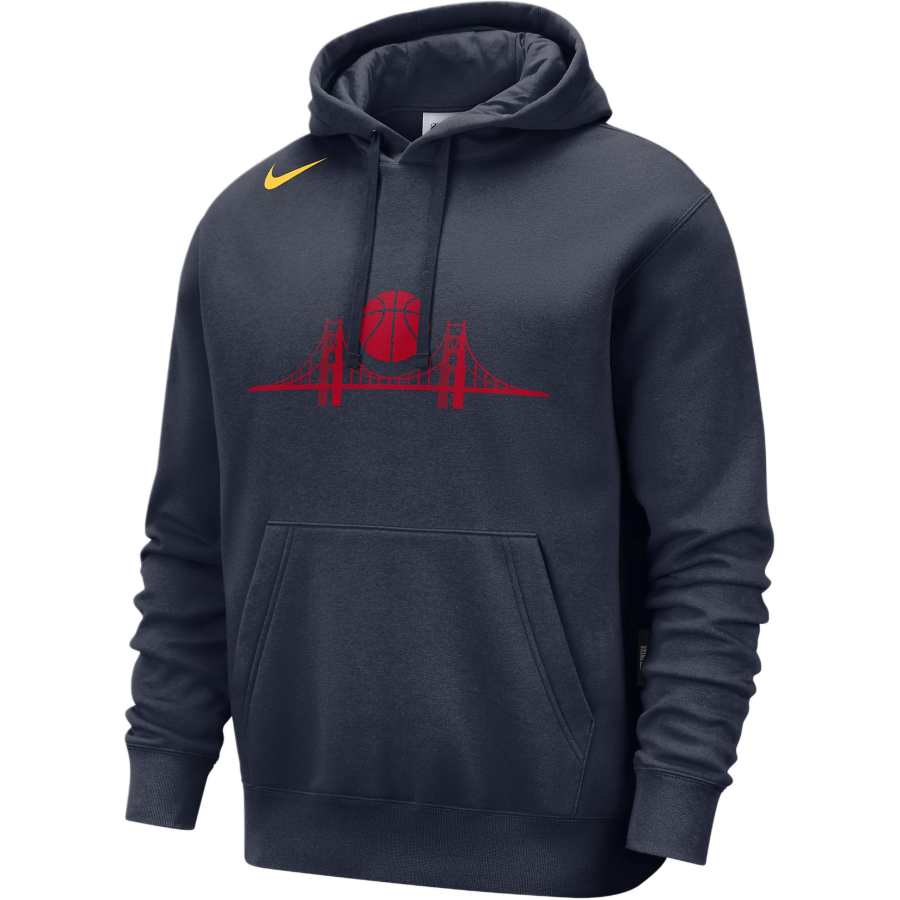 Nike Nike Golden State Warriors Club City Edition Men's Nike Nba Fleece Pullover Hoodie