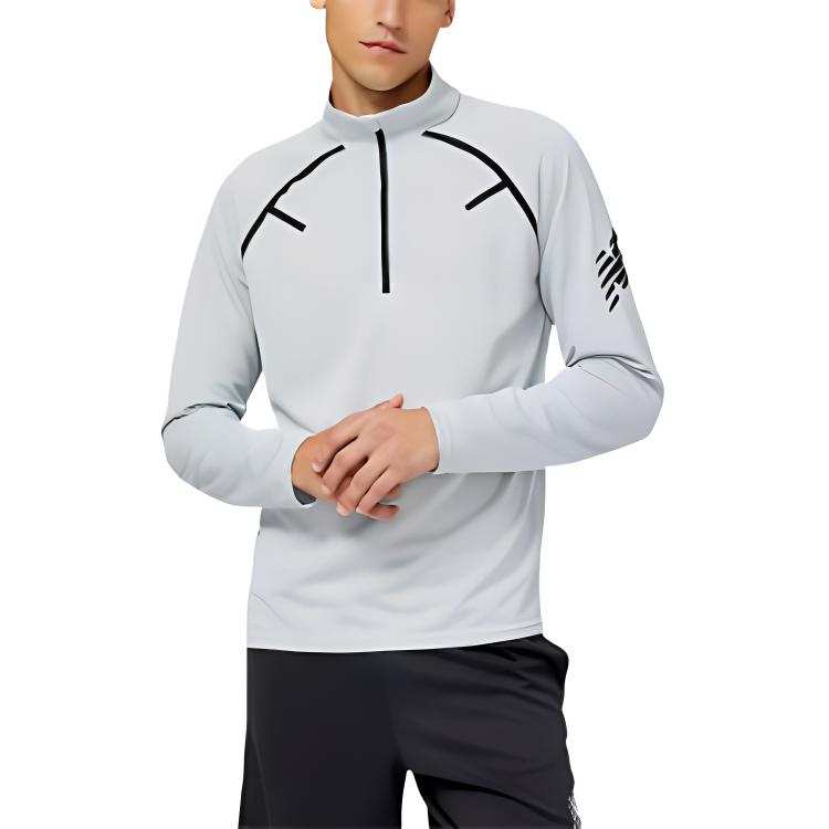New Balance New Balance Raglan Sleeve T Shirt Men's Lightweight Aluminum