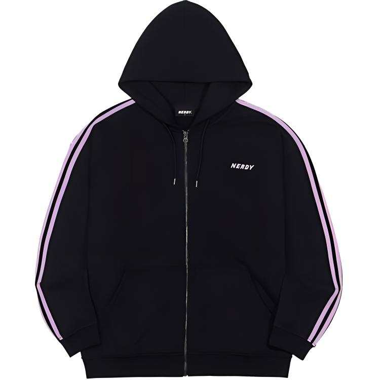 Nerdy Nerdy Jacket Unisex Black Couple's