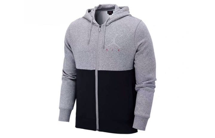 Jordan Jordan Jackets Men's Black Gray Hooded Moderate Other