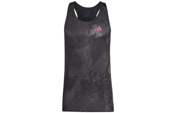 Adidas Adidas Tank Tops Men's Black Crew Neck Moderate Racerback