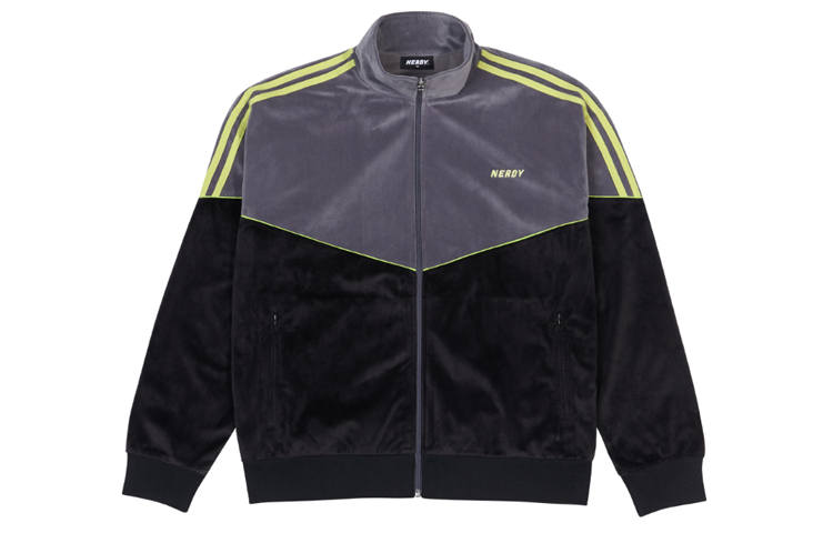 Nerdy Nerdy Jackets Unisex Black Stand Collar Moderate Other