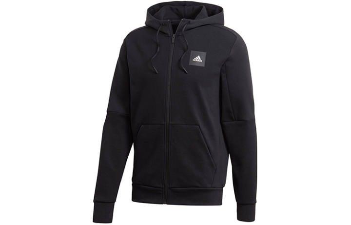 Adidas Adidas Jackets Men's Black Hooded Moderate Other