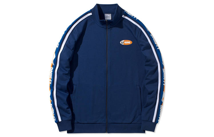 Li-Ning Li Ning Jackets Unisex Navy Stand Collar Moderate Other