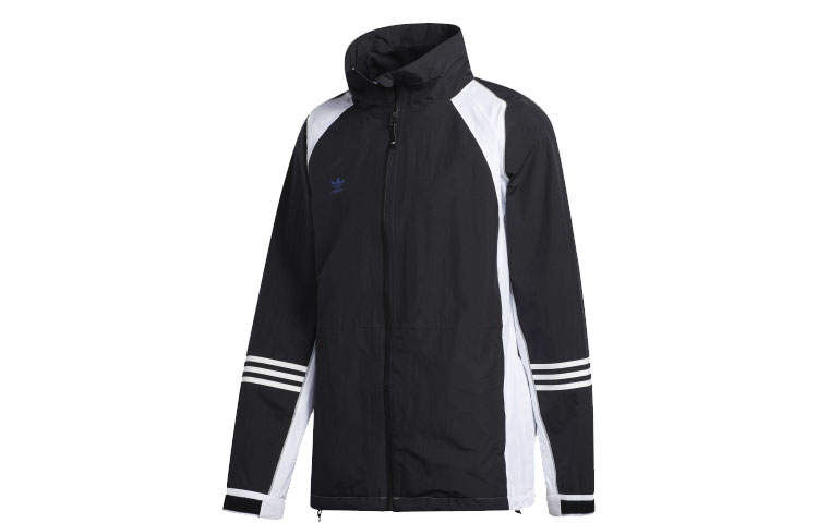 Adidas Originals 10K DNA Jackets Men's Black Stand Collar Moderate Other