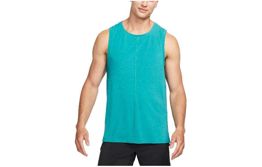 Nike Nike Tank Tops Men's Green Crew Neck Moderate Straight Fit