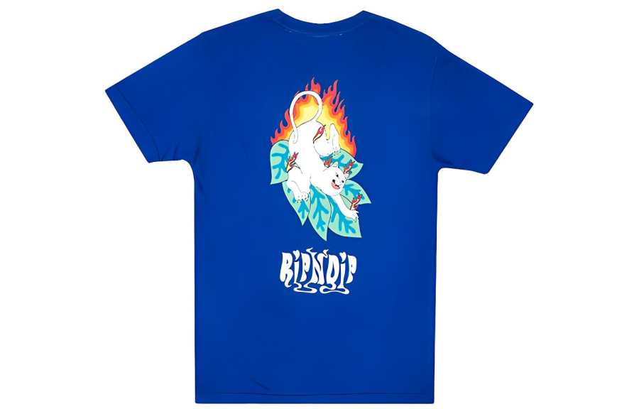 RIPNDIP RIPNDIP T Shirt Men's Royal Blue