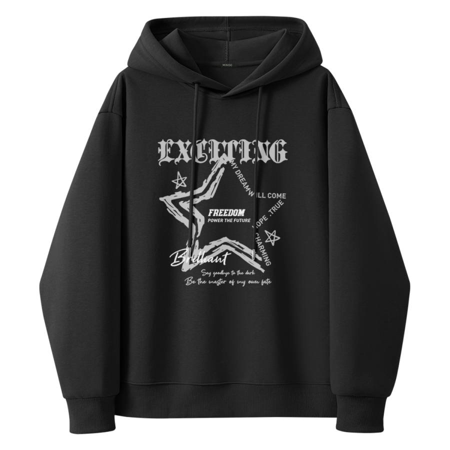 MINISO Sweatshirts Unisex Hooded Moderate Heavyweight