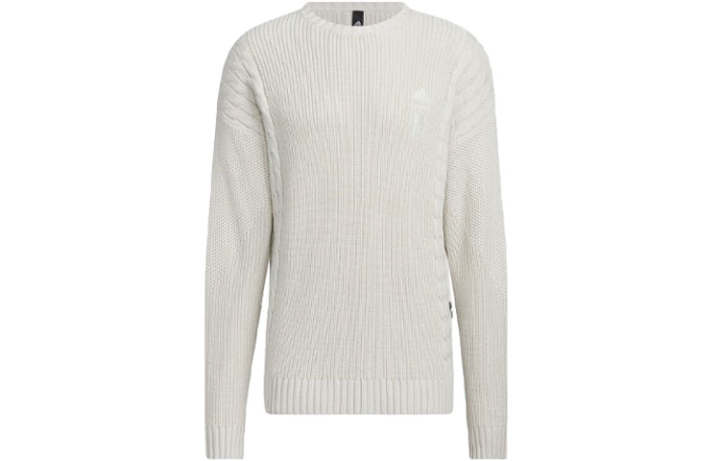 Adidas Adidas Knitwear Men's Track Gray Crew Neck Moderate Base Layer