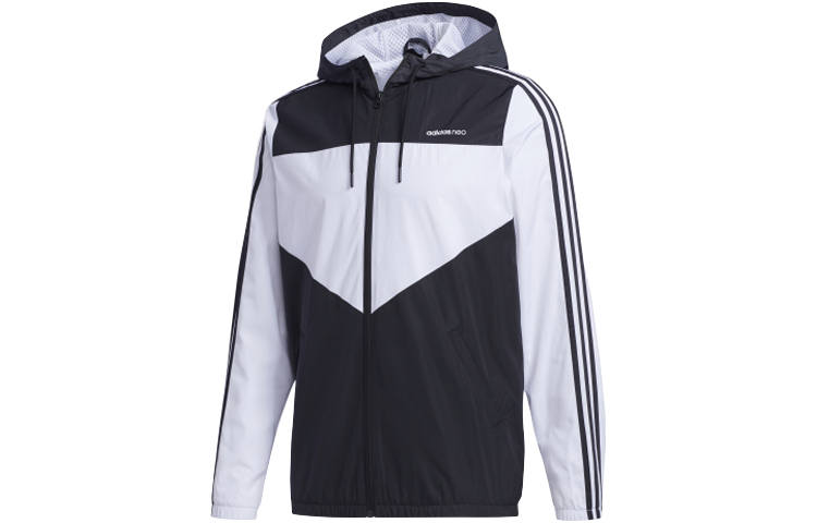 Adidas Neo Jackets Men's Black Hooded Moderate Other